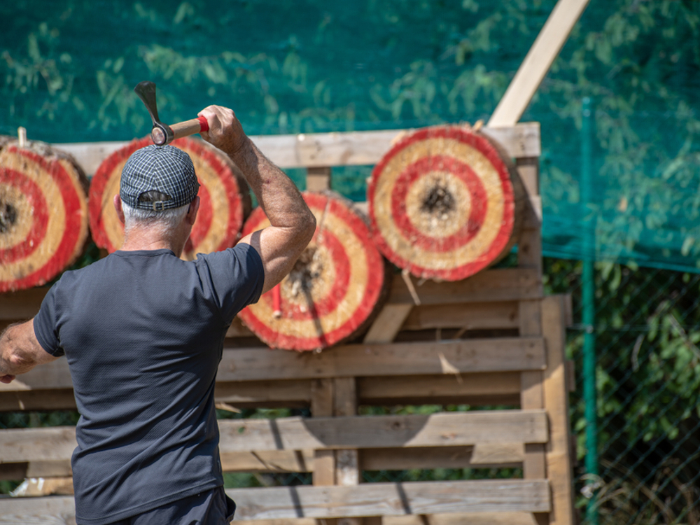 Axe throwing