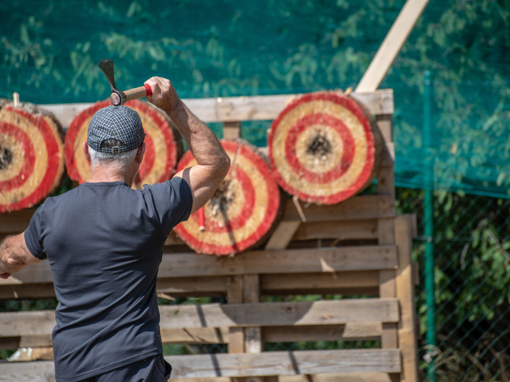 Axe throwing