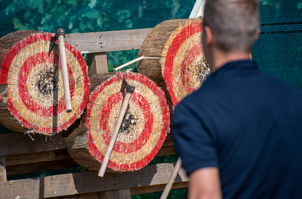 Axe Throwing Activities Peebles Hydro