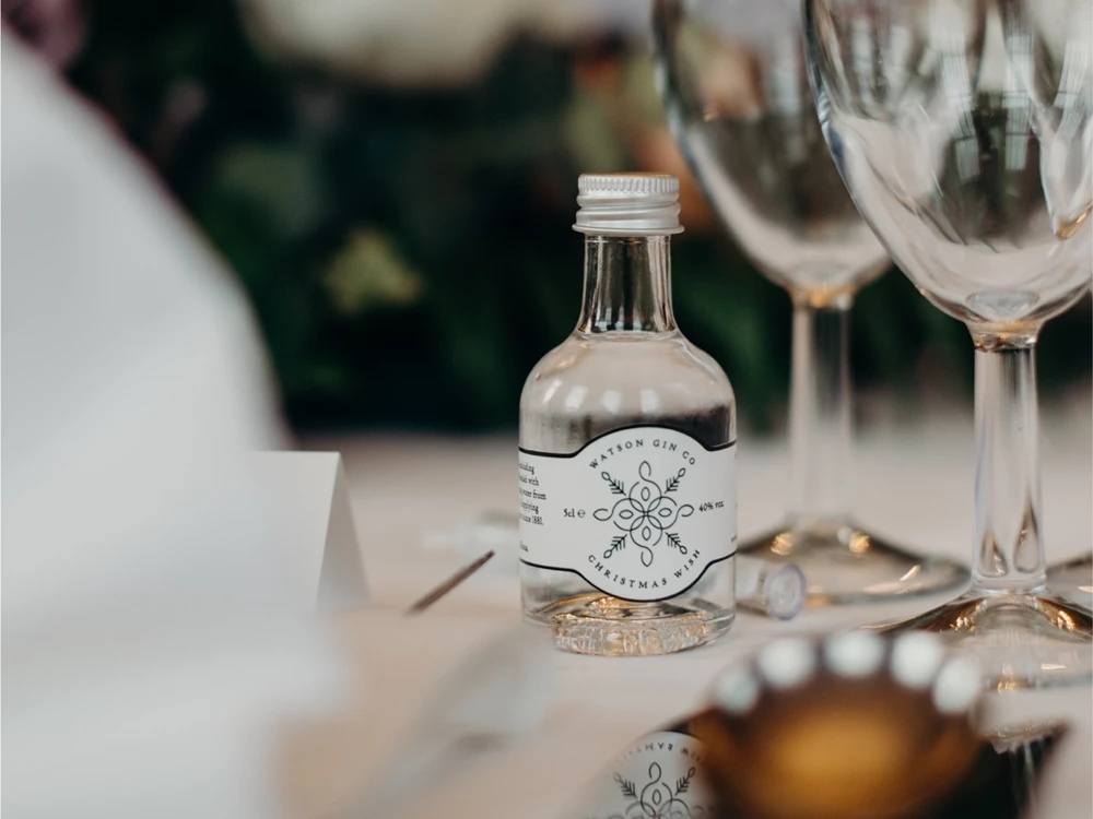 Gin wedding favours